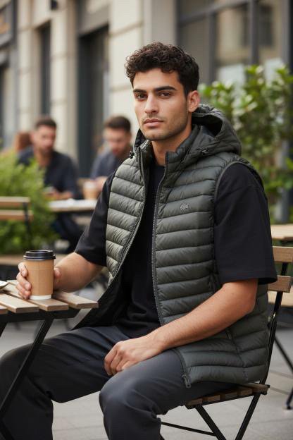 Ανδρικό Lacoste Αμάνικο Μπουφάν/Γιλέκο - Image 2